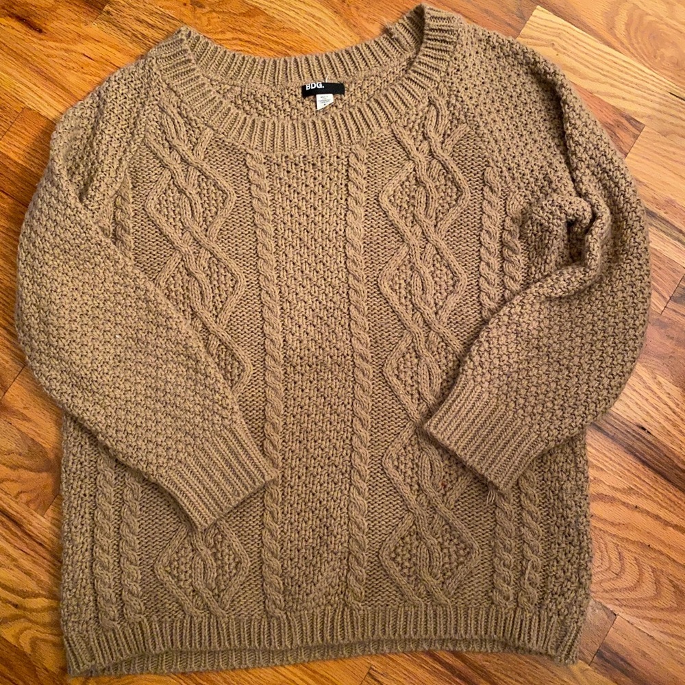 BDG Urban Outfitters Knit Sweater Brown